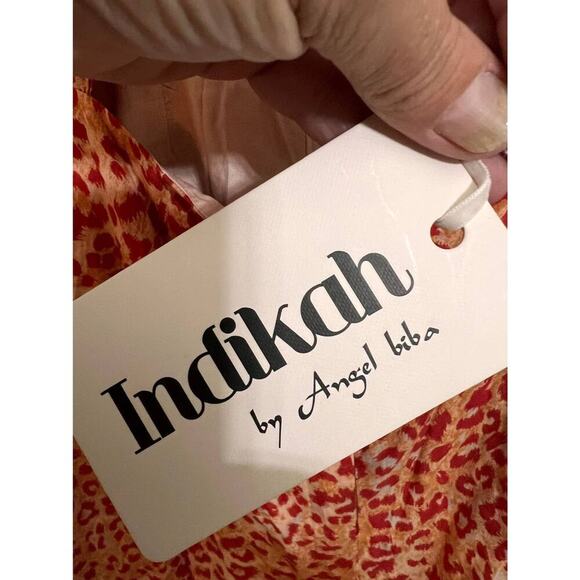 NWT Indikah by Angel Biba size medium romper animal print - Picture 3 of 4